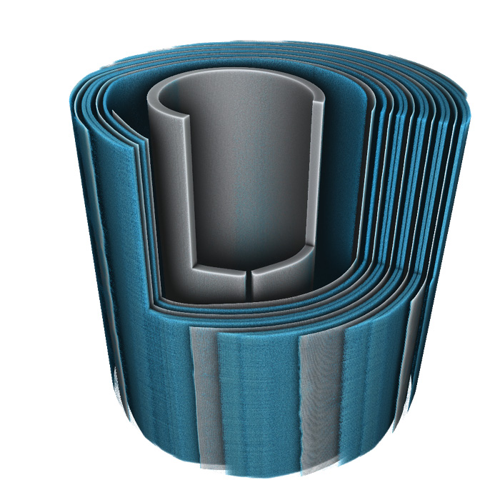 Mikro-CT-Teilstudie einer zylindrischen Lithium-Ionen-Batteriezelle