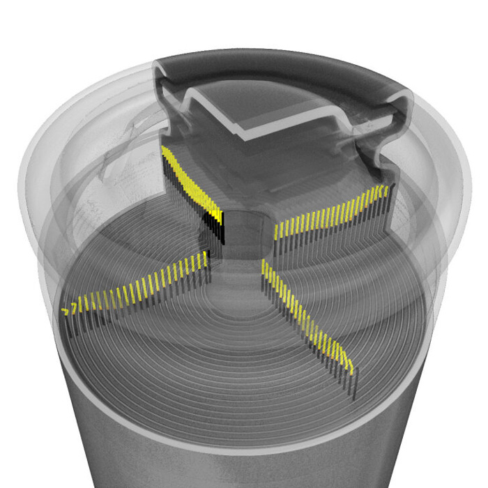 Untersuchung des Anodenüberhangs mittels TESCAN UniTOM micro-CT